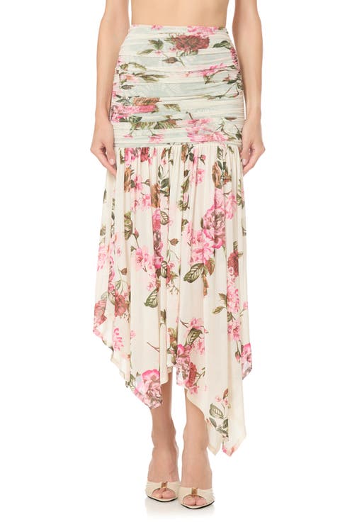 Estella Handkerchief Hem Maxi Skirt
