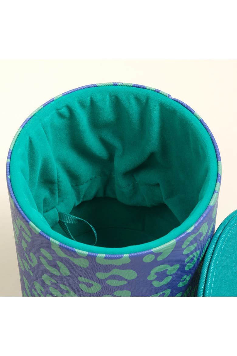 Meilin 100% Pvc Decorative Box 5" x 6.5" | Artisan Storage, Alternate, color, Blue