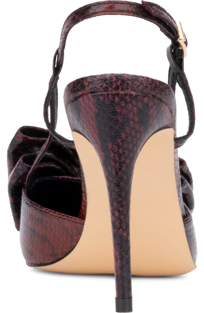NEW YORK AND COMPANY Georgina Slingback Pump, Alternate, color, Burgundy