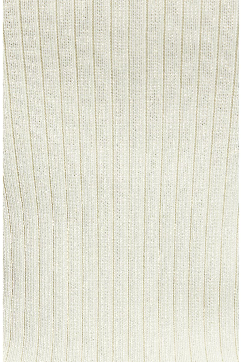 Deena Off the Shoulder Rib Knit Crop Top, Alternate, color, ANTIQUE IVORY