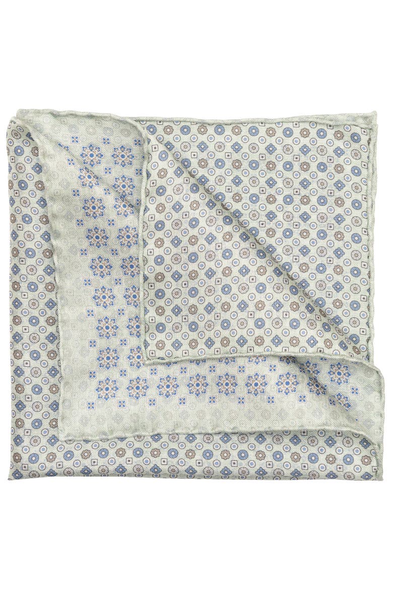 Caserta - Hand Rolled Silk Neckerchief, Alternate, color, Mint