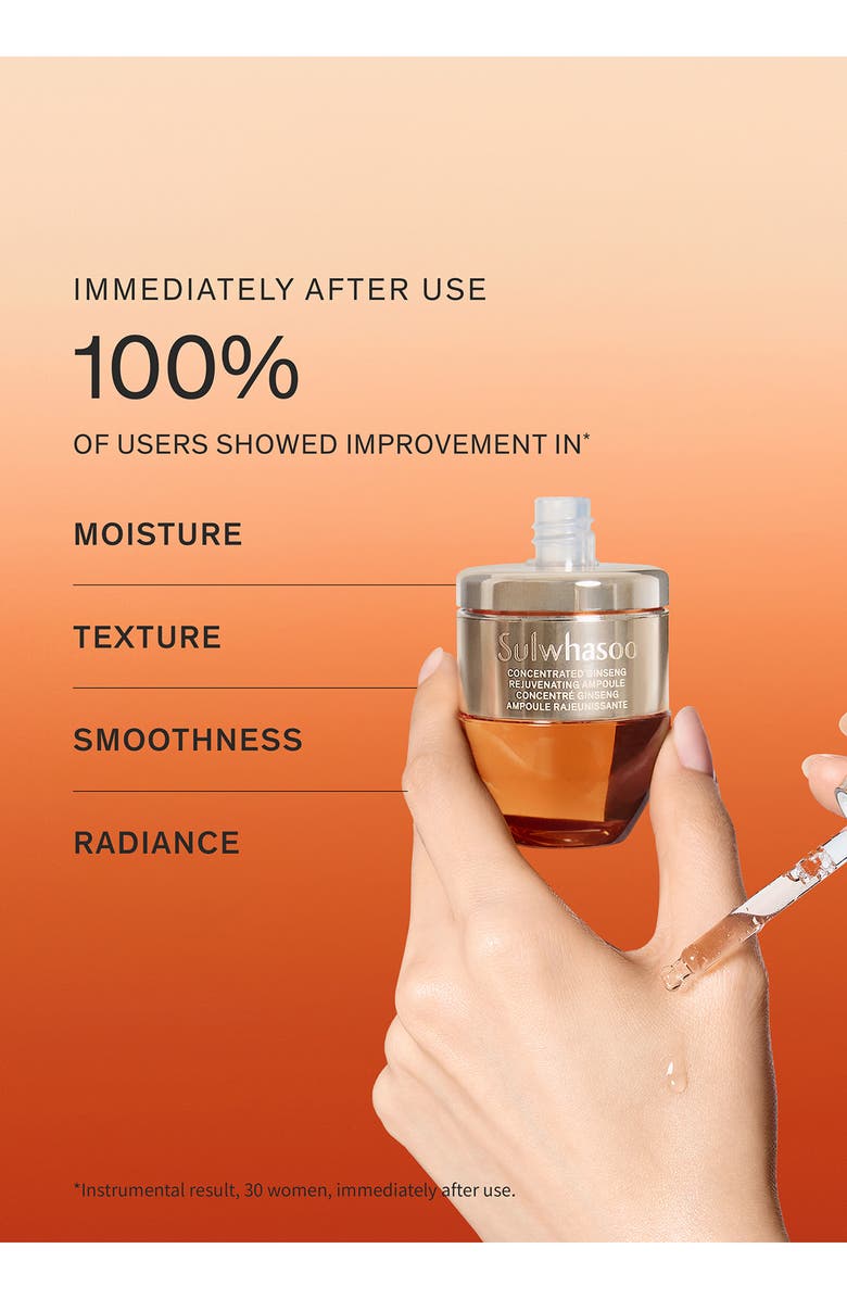 Sulwhasoo Concentrated Ginseng Rejuvenating Ampoule, Alternate, color, 