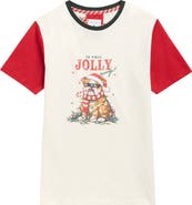 DENIM AND FLOWER Kids' Bulldog Graphic T-Shirt