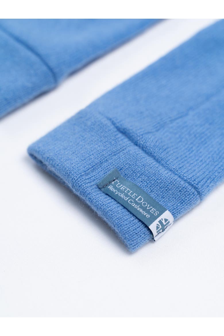 Neckwarmer, Beanie Glove Cashmere Bundle, Alternate, color, Denim Mix