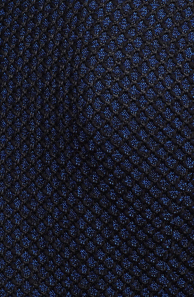 St. John Collection Mandarin Collar Two-Tone Knit Jacket, Alternate, color,