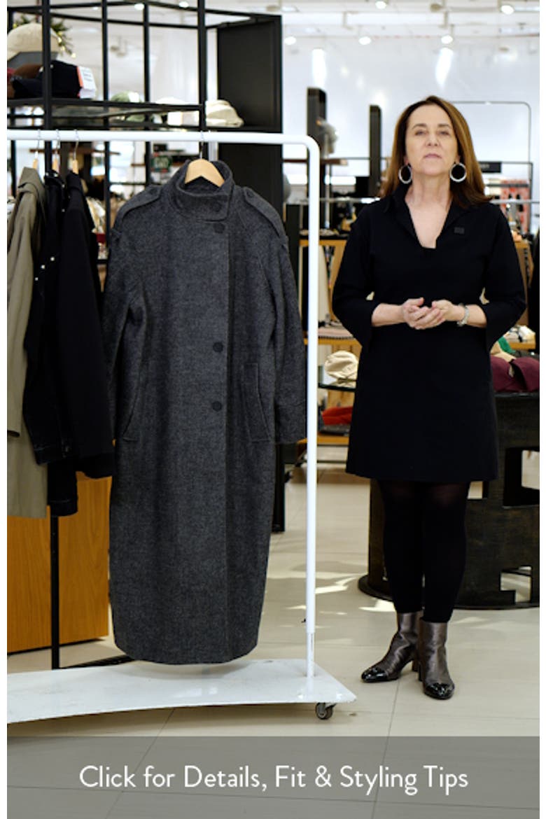 Mock Neck Car Coat video