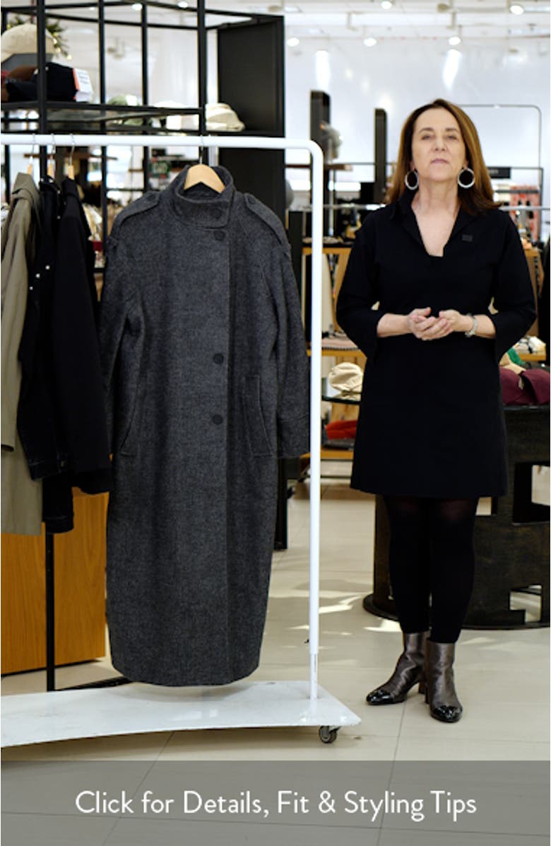 Mock Neck Car Coat, sales video thumbnail