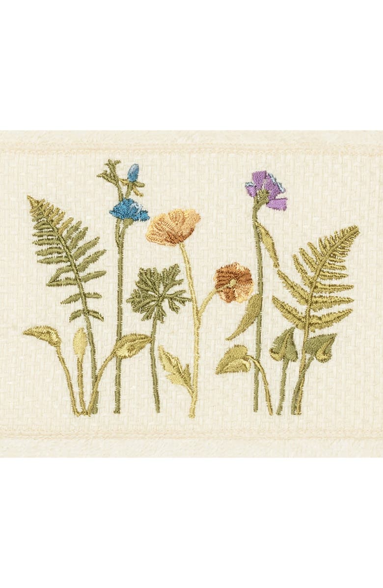 Linum Home Textiles Serenity Embellished Hand Towel - Cream, Alternate, color, Cream