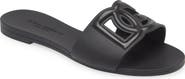 Dolce&Gabbana Bianca Interlock Slide Sandal