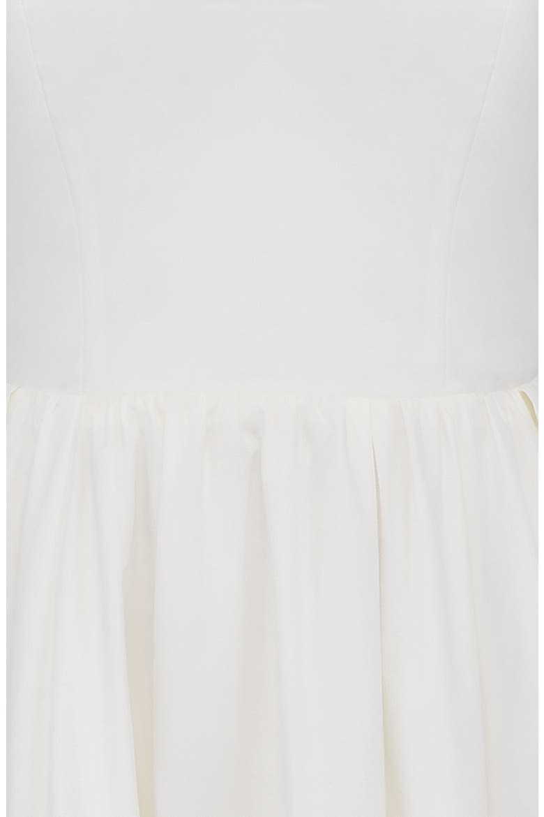 Lolita Corset Cotton Blend Fit & Flare Dress, Alternate, color, IVORY
