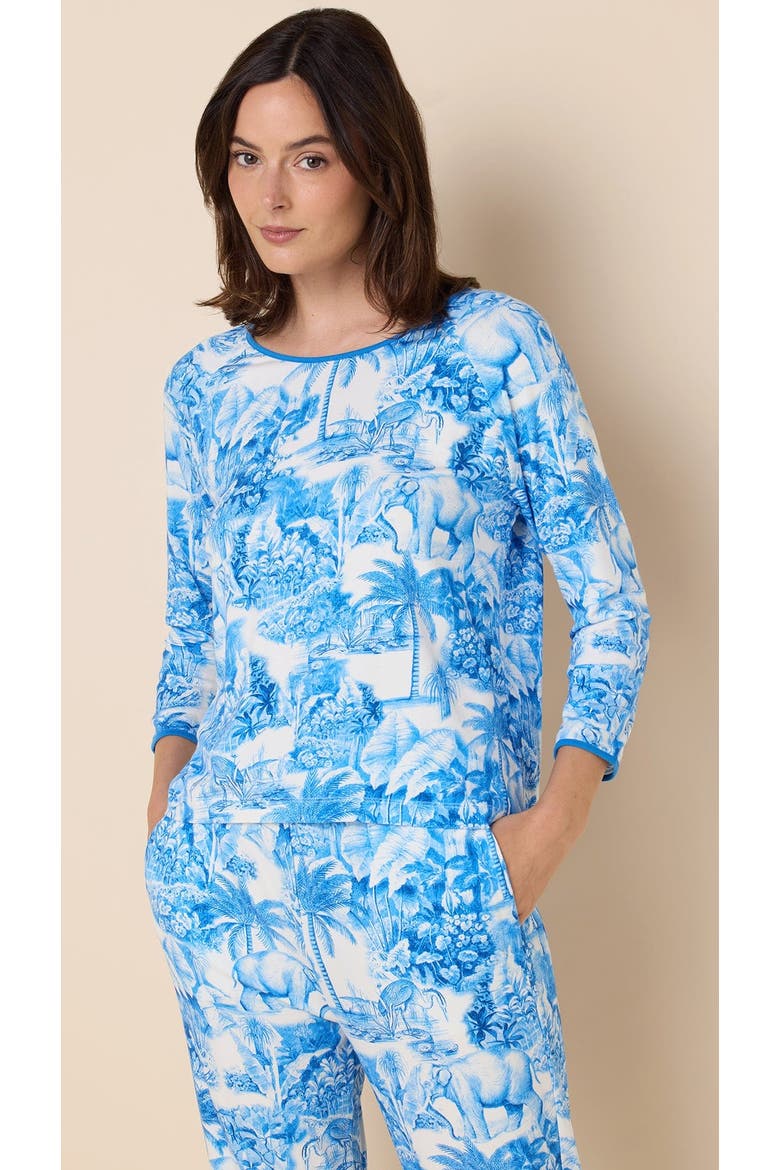Pima Knit Simple Set, Main, color, Palm Grove Blue