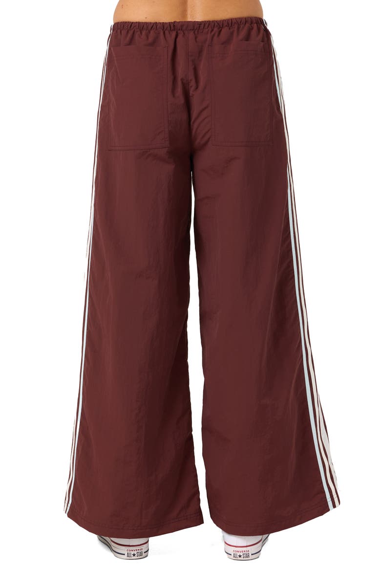 Blaine Striped Wide Leg Pants, Alternate, color, CHOCOLATE