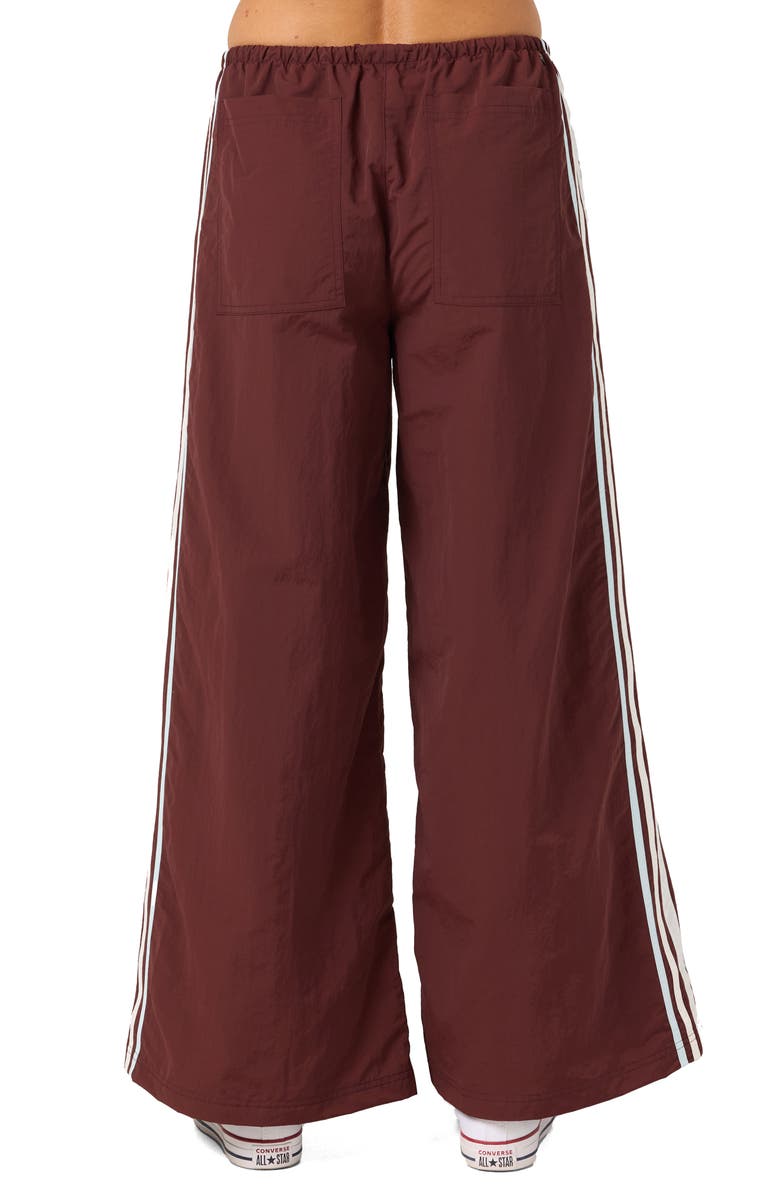 O'Neill Blaine Striped Wide Leg Pants, Alternate, color, Chocolate