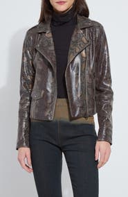 Lysse Amelia Faux Suede Moto Jacket