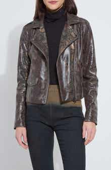 Amelia Faux Suede Moto Jacket