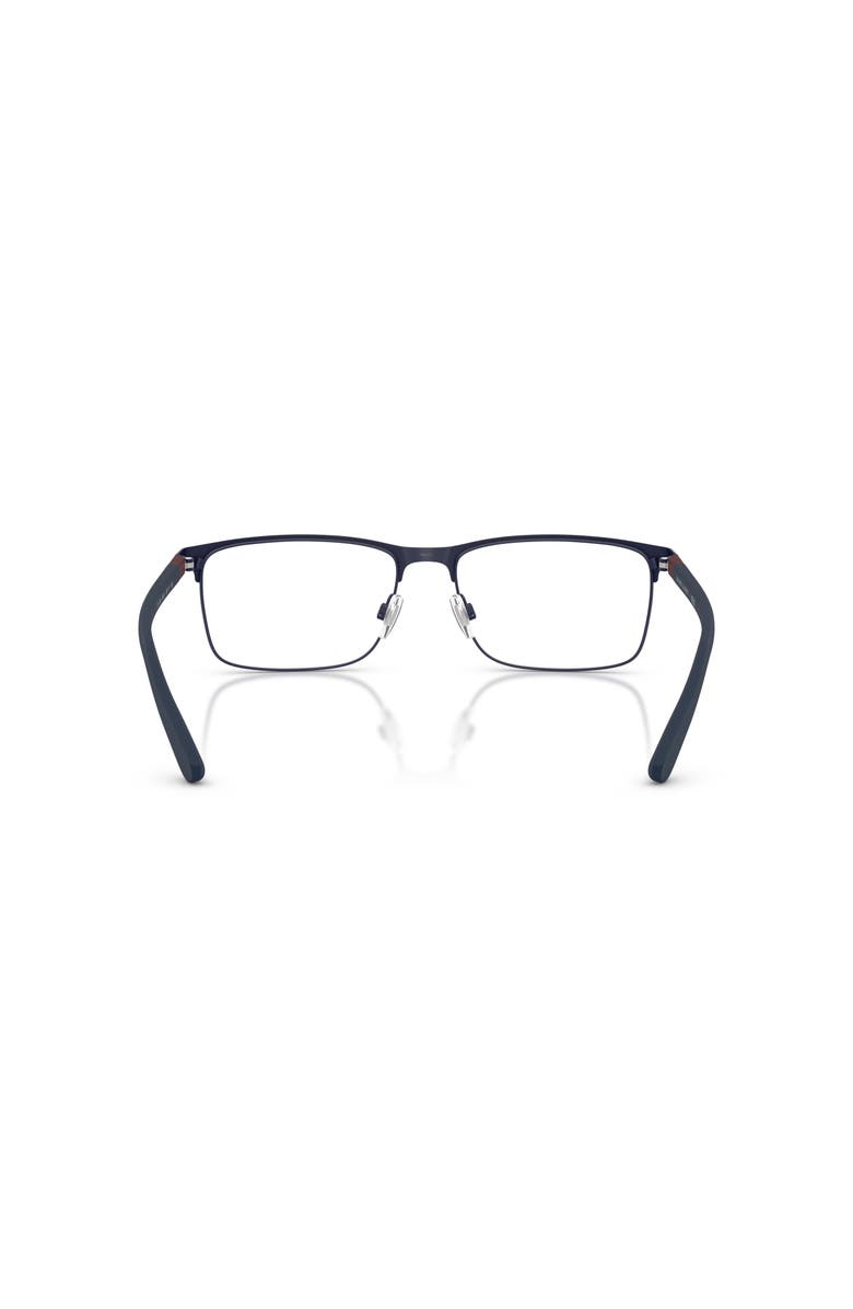 Polo Ralph Lauren 56mm Rectangle optical glasses, Alternate, color, Blue