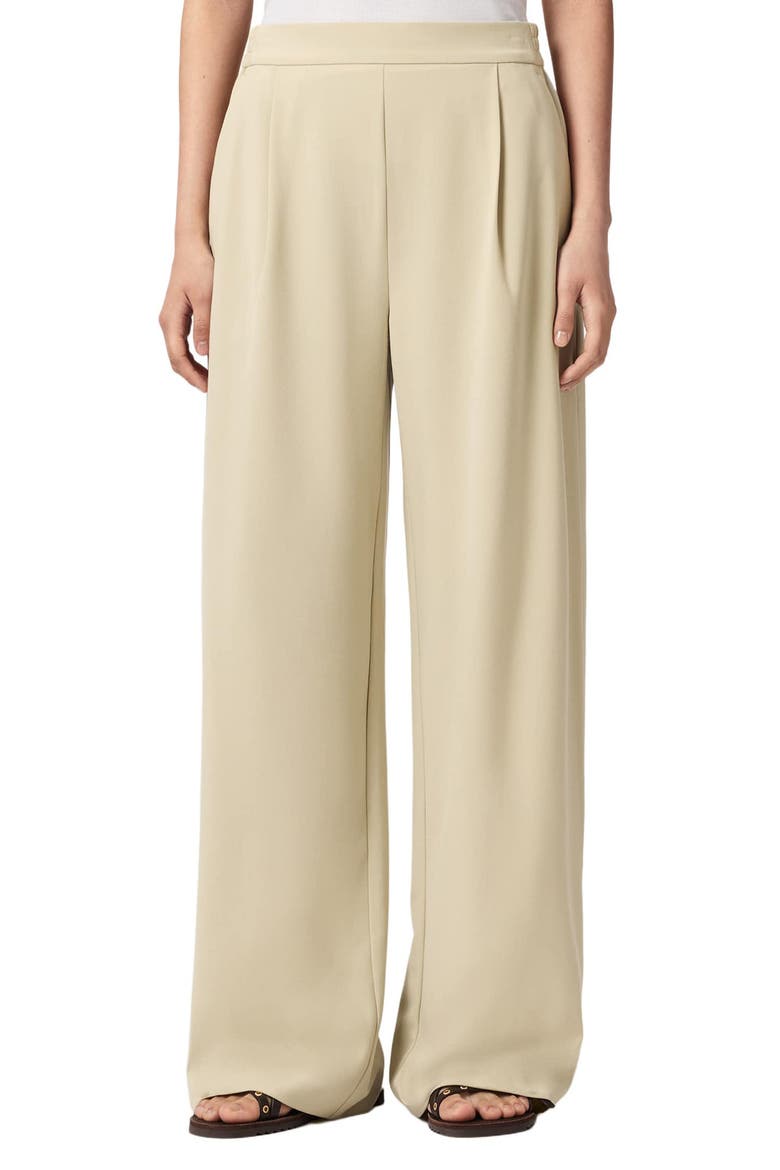 Aleida Wide Leg Pants, Main, color, HAZE GREEN