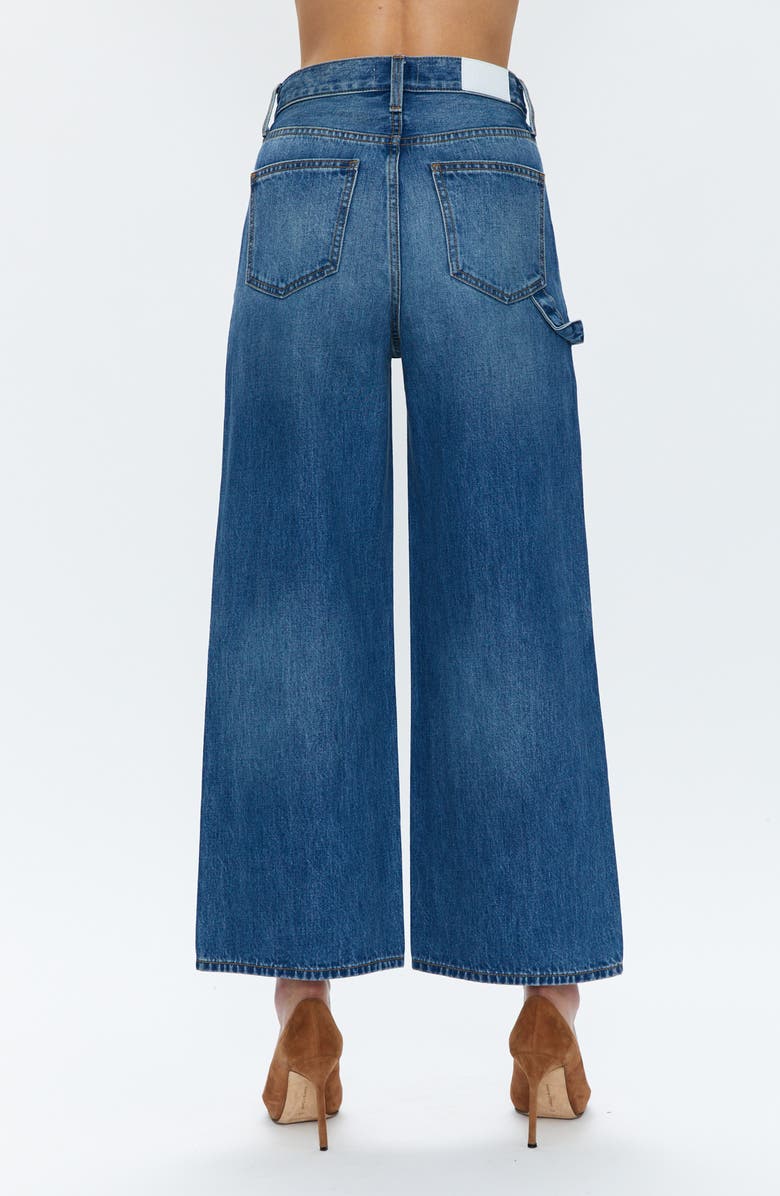 Pistola Loretta Utility High Waist Wide Leg Jeans, Alternate, color,