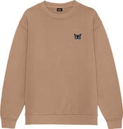 Dalix Womens Butterfly Heavyweight Relaxed Sweatshirt