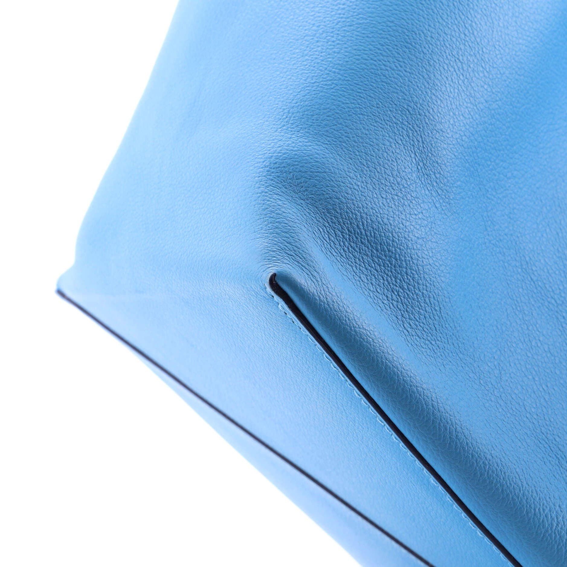 Pre-Owned Hermes Licol Bag Evercolor 17, Alternate, color, Bleu Du Nord