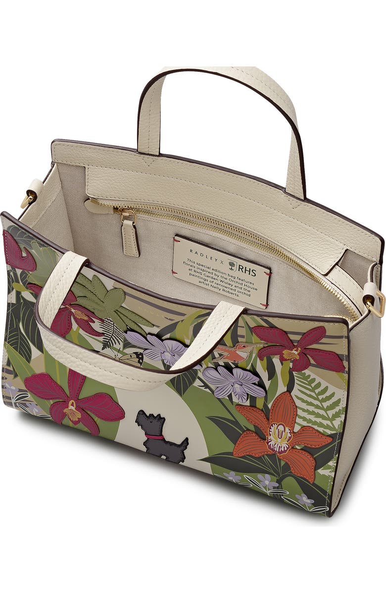 Radley RHS Small Ziptop Satchel Bag, Alternate, color, Salt