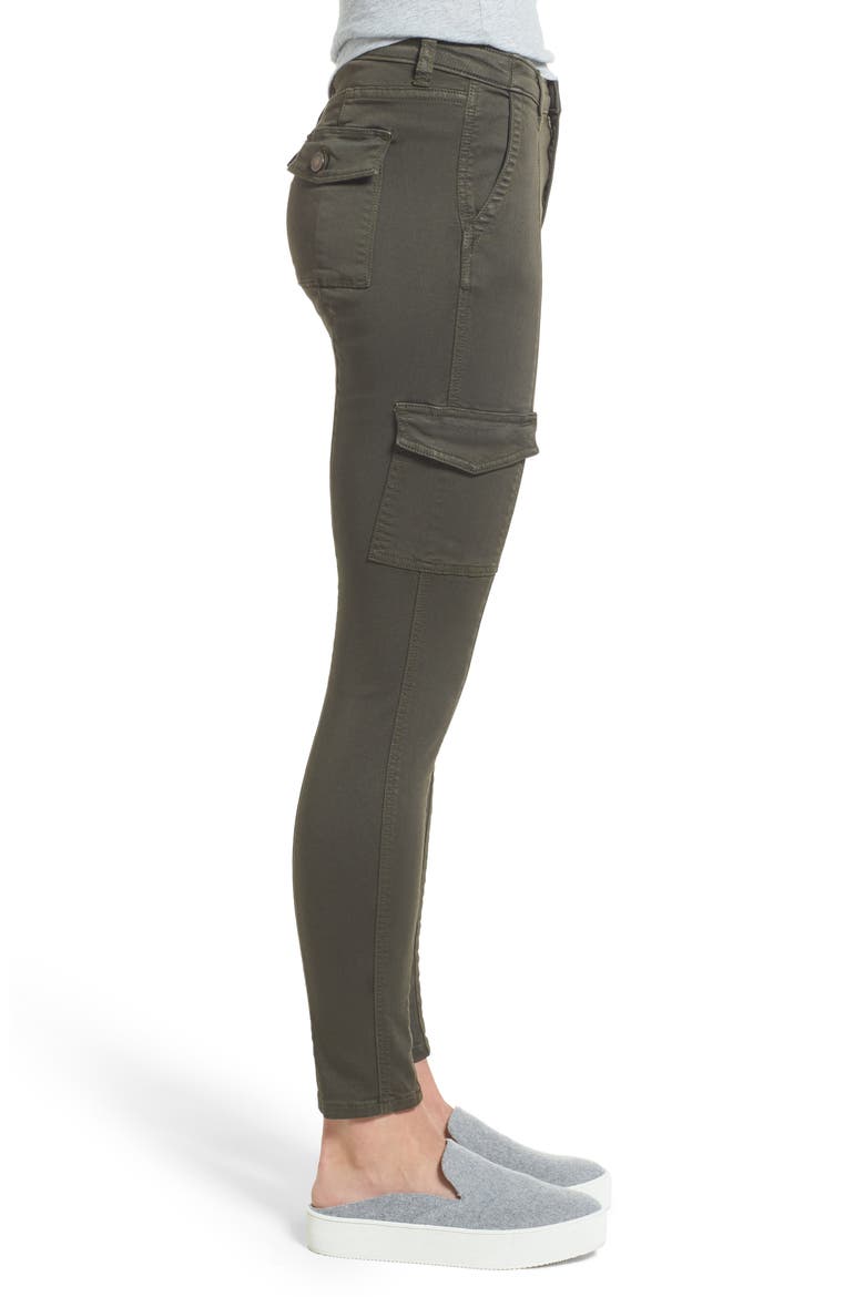 Skinny Cargo Pants, Alternate, color, OLIVE