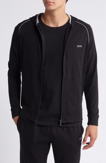 BOSS Mix Match Zip Hoodie Nordstrom