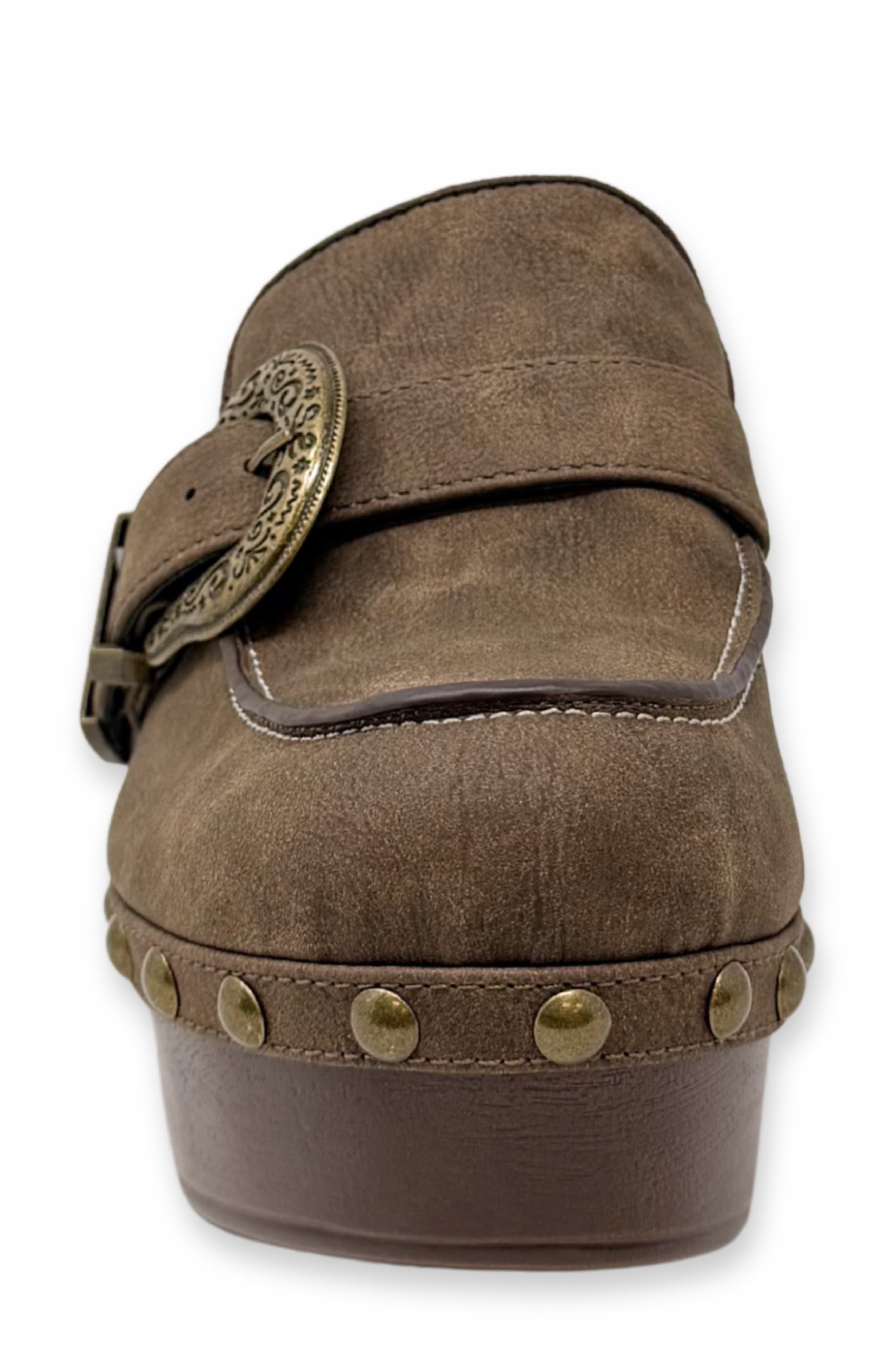 Keyla Clog, Alternate, color, CHOCOLATE