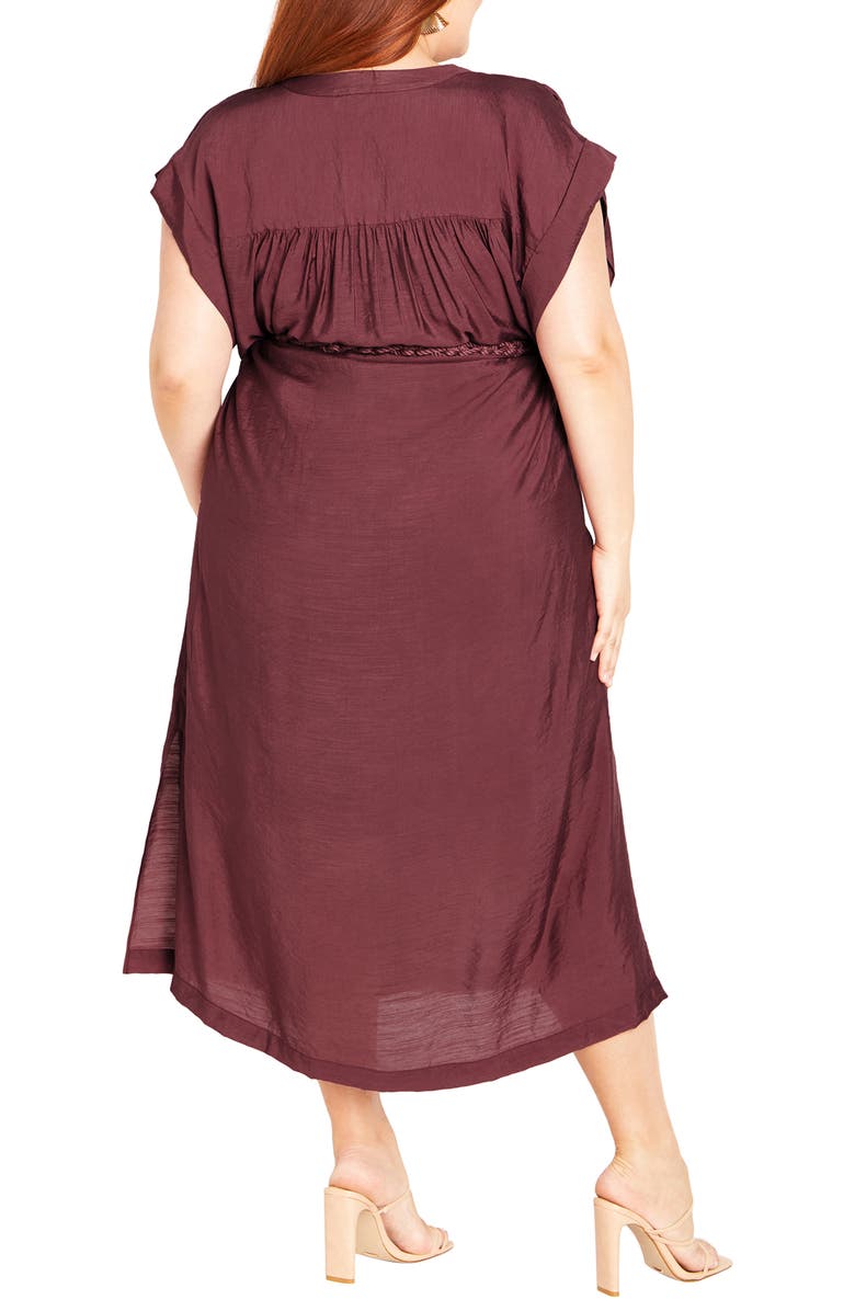 City Chic Rosemary Cap Sleeve Dress, Alternate, color, 