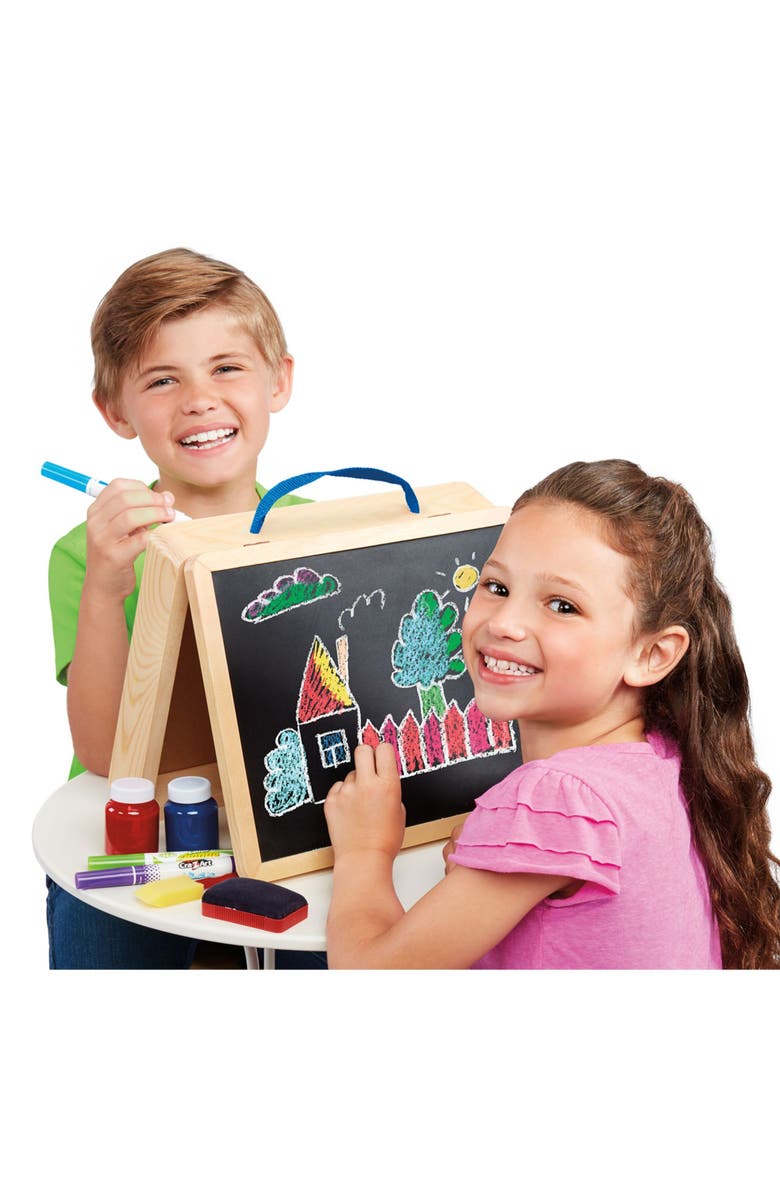 CRA-Z-ART 5In1 Portable Wooden Tabletop Art Easel, Alternate, color, Multicolored