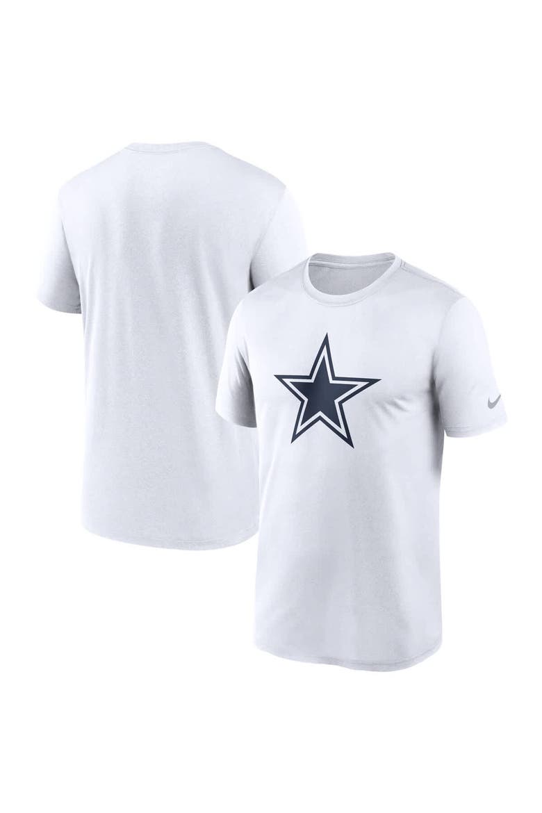 Men's Nike White Dallas Cowboys Primetime Legend Dri-FIT T-Shirt, Main, color, White