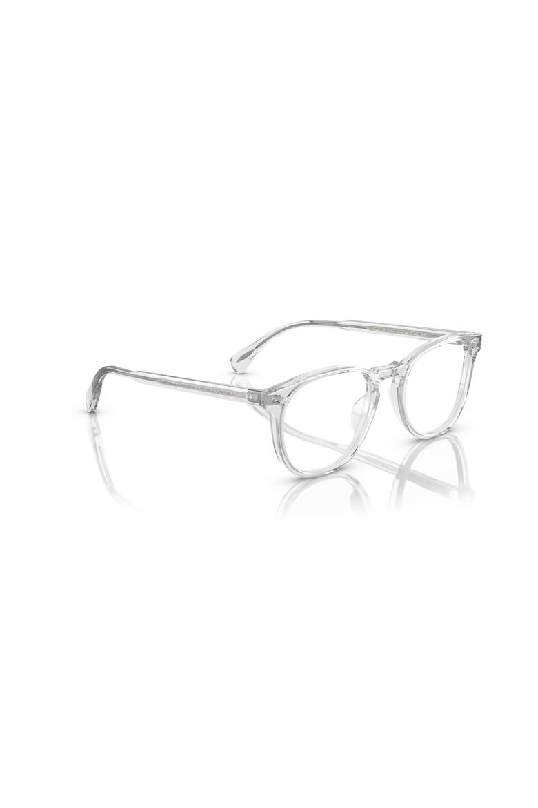 49mm Round optical glasses, Alternate, color, Transparent