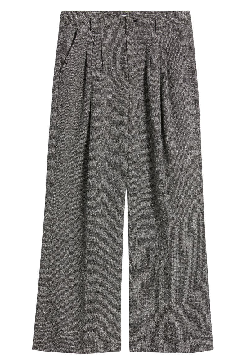 Triple Pleat Wide Leg Pants, Alternate, color, BLANC DE BLANC