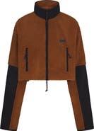 SKIMS Faux Shearling Crop Jacket