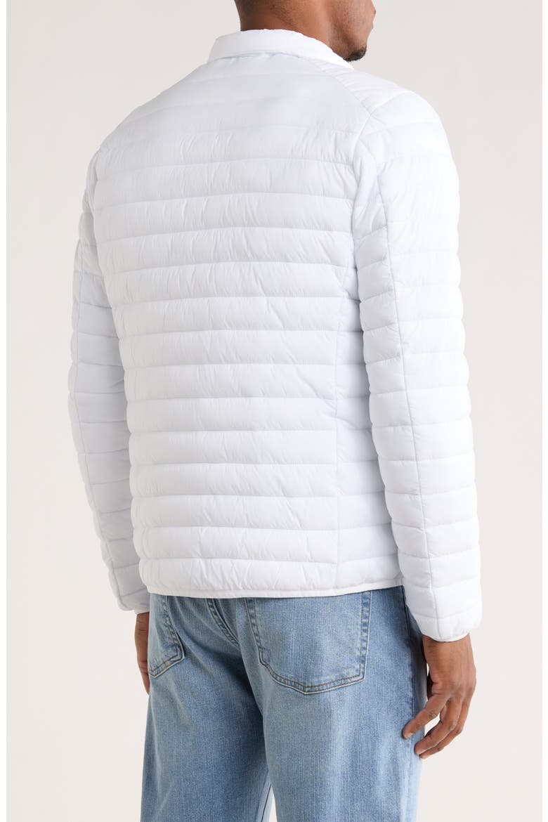 Alessandro Water Resistant Puffer Jacket, Alternate, color, WHITE