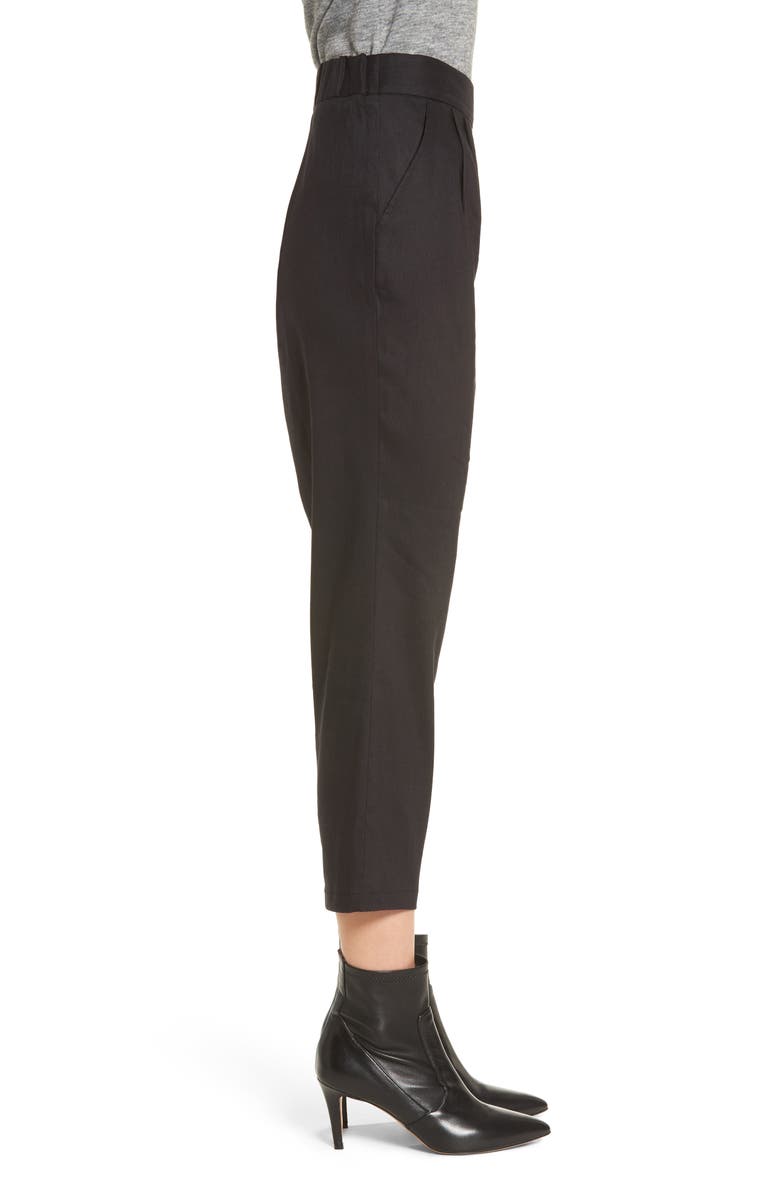 Leith Pleat Front Crop Pants, Alternate, color, 