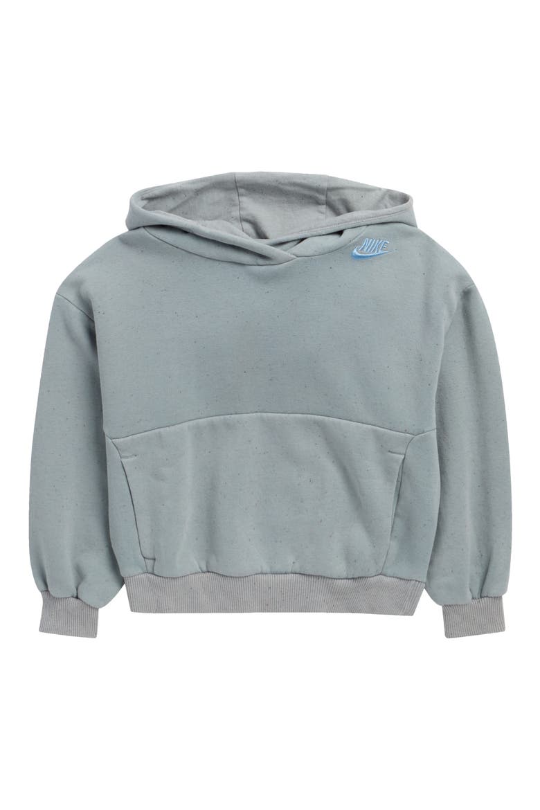Kids' Playlist Fleece Hoodie, Main, color, LECHE BLUE