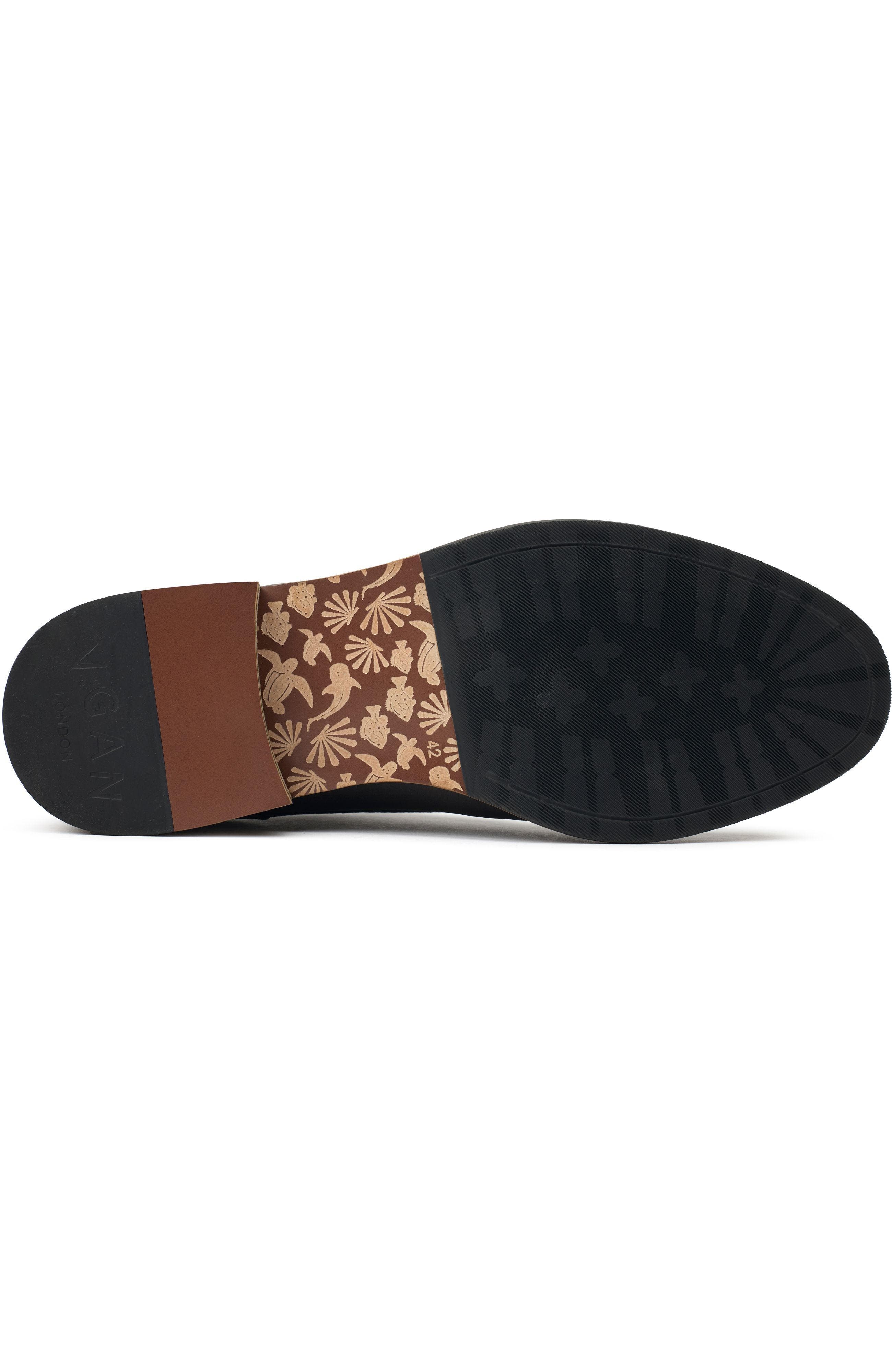 V.GAN LONDON Oatmeal 2 Derby Shoes, Alternate, color, Black