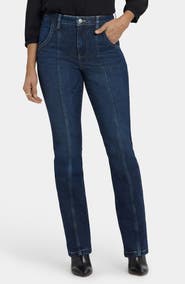 NYDJ Billie Front Seam High Waist Mini Bootcut Jeans