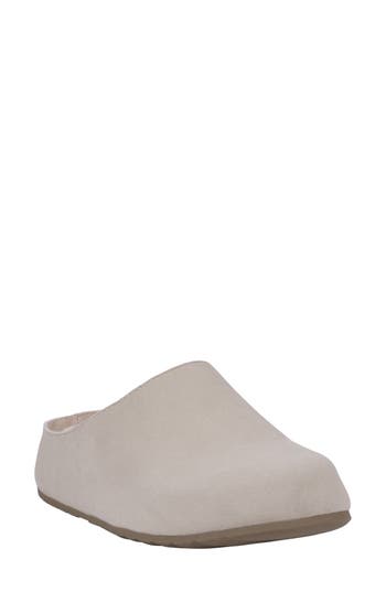Gc Shoes Pax Faux Fur Lined Clog In White