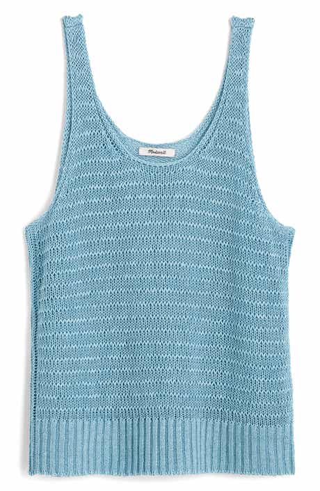 Madewell Linen Sweater Tank Top