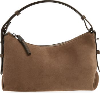 トートバッグ Brunello Cucinelli Suede Shoulder Bag Brunello Cucinelli Suede Shoulder Bag | Nordstrom