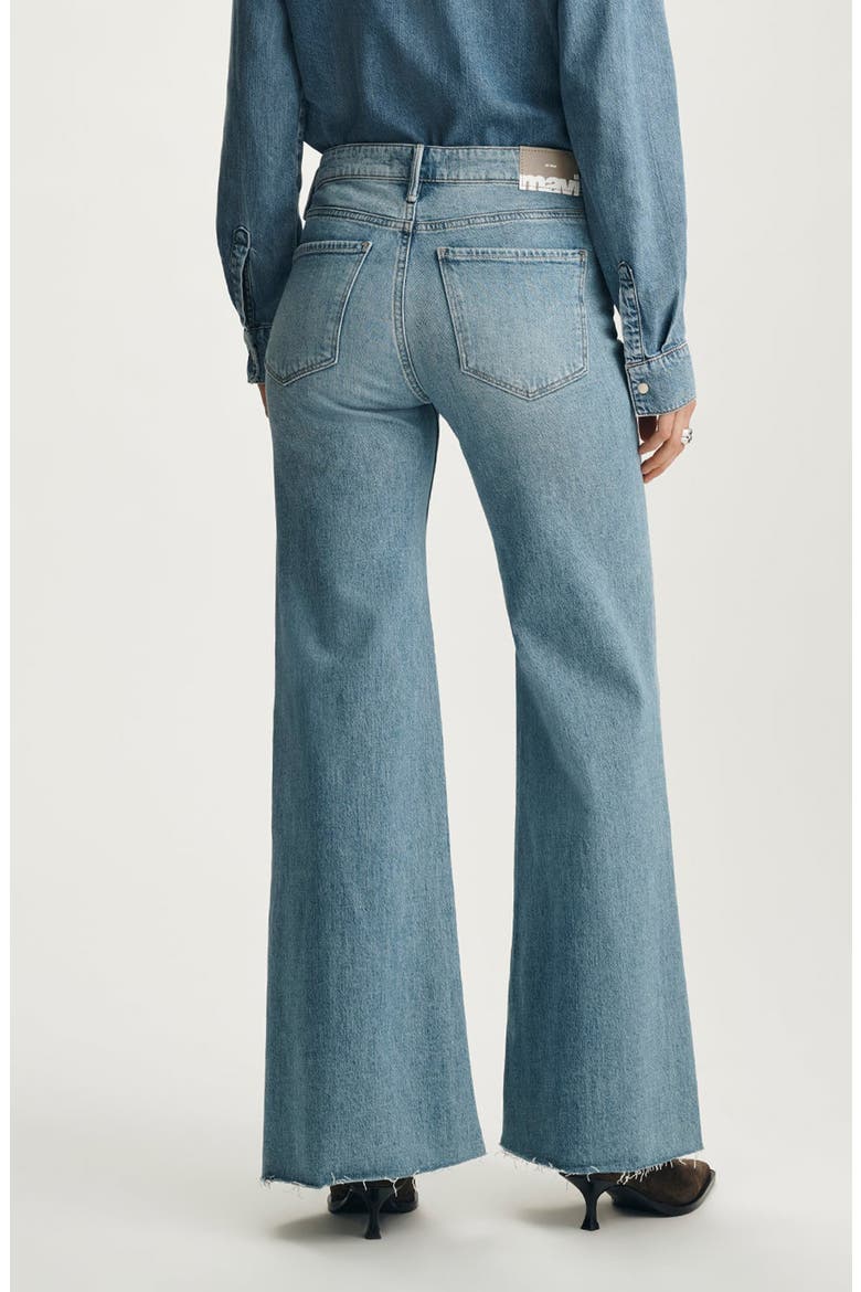 Grace Mid Rise Flare Jeans, Alternate, color, BLEACHED CLASSIC BLUE