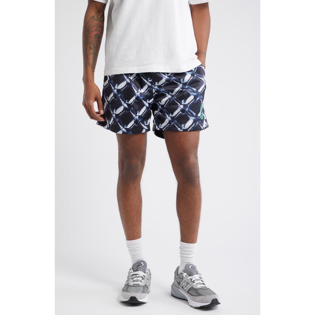 Overtime Chrometeam Metal Mesh Basketball Shorts In Gray