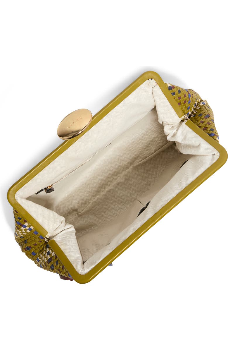 AIMEE Full Circle X-Large Clutch, Alternate, color, Fringe Woven