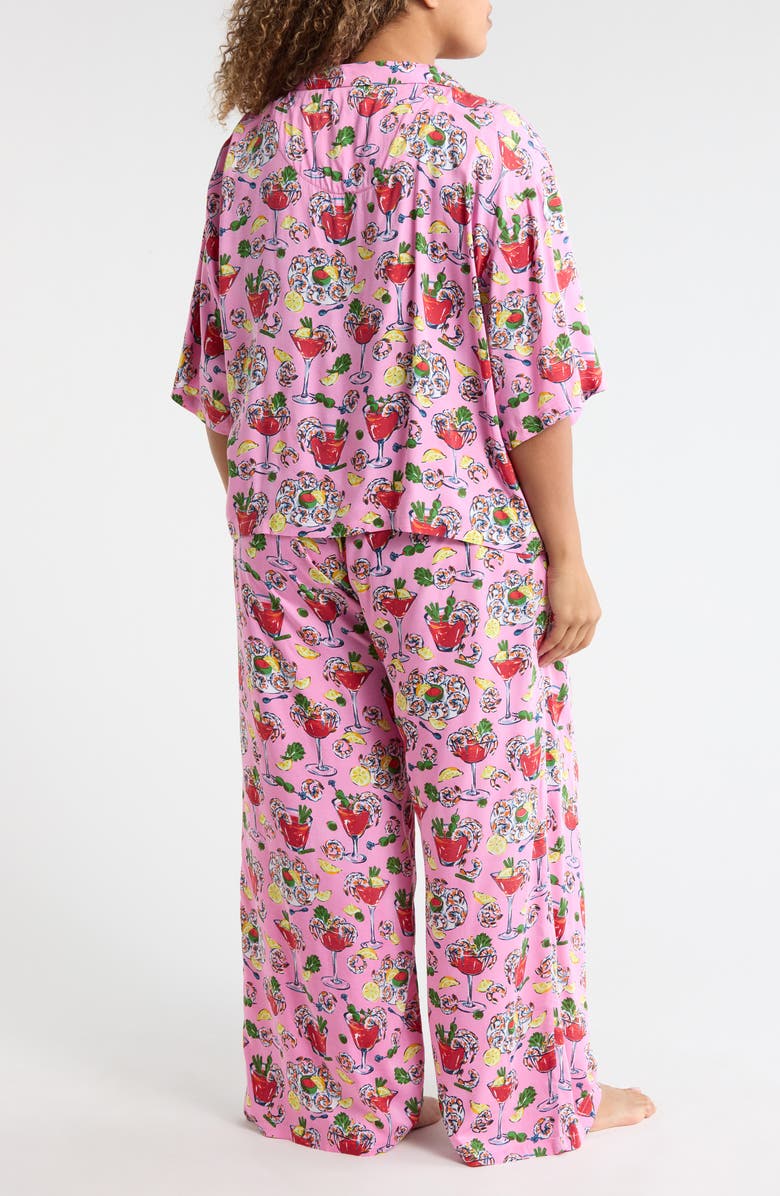 Printfresh Wildest Dreams Satin Pajamas, Alternate, color, Parlor Pink