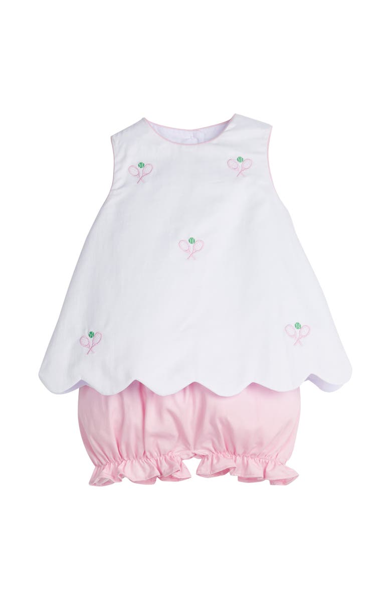 Little English Kids' Bow Back Bloomer Set, Main, color, Tennis