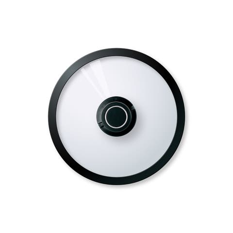 Black Cube Cookware Lid with Silicone Edges, 8-Inch