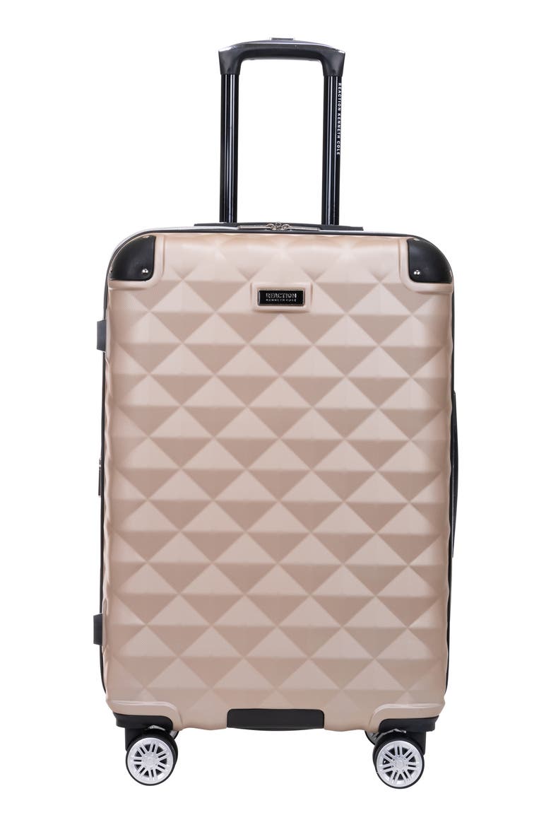 Diamond Tower Hardside Spinner Luggage, Main, color, ROSE CHAMPAGNE