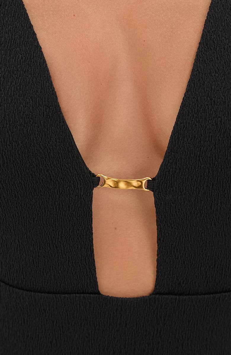 ViX Paula Hermanny Fir Elisa Candice One-Piece Swimsuit, Alternate, color, Black